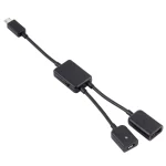 1 to 2 Micro USB OTG Adapter Cable - Image 3