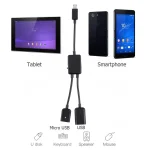 1 to 2 Micro USB OTG Adapter Cable - Image 4