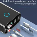 K16 2 in 1 3.5mm AUX + RAC Dual Output Plug-in Bluetooth 5.0 Audio Transmitter Receiver with Remote Control, EU Plug, EU Plug - Image 3