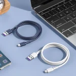 REMAX RC-068a 5A  Type-C / USB-C High Elastic TPE Fast Charging Data Cable, Length: 1m, Type-C - Image 2