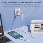 REMAX RC-068a 5A  Type-C / USB-C High Elastic TPE Fast Charging Data Cable, Length: 1m, Type-C - Image 3