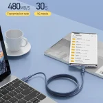 REMAX RC-068a 5A  Type-C / USB-C High Elastic TPE Fast Charging Data Cable, Length: 1m, Type-C - Image 7