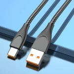 ADC-009 USB to USB-C / Type-C Zinc Alloy Hose Fast Charging Data Cable, Cable Length: 1m, USB to USB-C / Type-C - Image 7