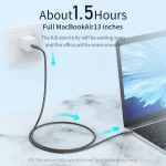 ADC-009 USB to USB-C / Type-C Zinc Alloy Hose Fast Charging Data Cable, Cable Length: 1m, USB to USB-C / Type-C - Image 3