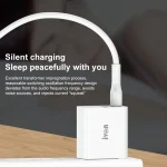 IVON AD36 12W 2.4A Dual USB Port Travel Charger, US Plug - Image 5