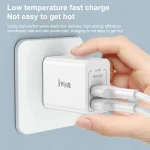IVON AD36 12W 2.4A Dual USB Port Travel Charger, US Plug - Image 6