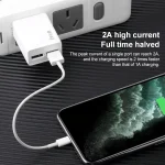 IVON AD38 5V 2.1A Dual USB Port Travel Charger, US Plug - Image 4