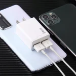 IVON AD38 5V 2.1A Dual USB Port Travel Charger, US Plug - Image 6