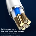 WK WDC-152 6A Micro USB Fast Charging Data Cable, Length: 1m, Micro USB,1m - Image 5