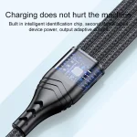 4 in 1 66W 6A USB to 8 Pin + Micro USB + Dual USB-C / Type-C Fast Charging Data Cable, Cable Length: 2m, 2m, 2m 66W - Image 6