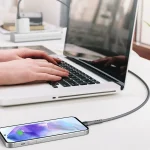 IVON CA92 2.4A Max USB to USB-C / Type-C Rubber Fast Charging Data Cable, Length: 1.5m, Type-C - Image 6