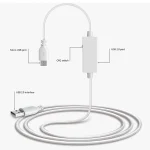 OTG-Y-03 USB 2.0 Male to Micro USB Male + USB Female OTG Charging Data Cable for Android Phones / Tablets with OTG Function, with Switch, Length: 1.1m, with Switch Length: 1.1m - Image 3