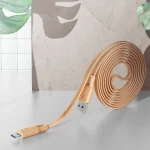 ROCK S1 5V / 2.4A USB-C / Type-C Charging + Data Synchronization TPE Flat Shape Data Cable, Cable Length: 1m, USB-C / Type-C