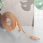 ROCK S1 5V / 2.4A USB-C / Type-C Charging + Data Synchronization TPE Flat Shape Data Cable, Cable Length: 1m, USB-C / Type-C - Image 2