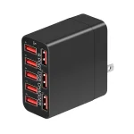 WLX-82 40W Max 8 Ports USB Charger Adapter, US Plug