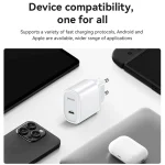 Yesido YC57 PD 20W USB-C / Type-C Single Port Quick Charger, EU Plug, Type-C Port Quick Charger - Image 11