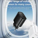 Yesido YC57 PD 20W USB-C / Type-C Single Port Quick Charger, EU Plug, Type-C Port Quick Charger - Image 8