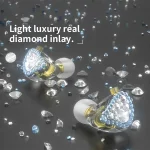 CVJ Liuli 3.5mm In-ear Wired Headphones,Length 2.5m, Without microphone 2.5m (Blue), Without microphone 2.5m (Red) - Image 3