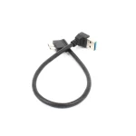 2 PCS USB 3.0 Upper Elbow Male to Micro USB 3.0 Elbow Charging Data Cable, Cable Length: 27cm - Image 4