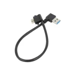 2 PCS USB 3.0 Right Elbow Male to Micro USB 3.0 Elbow Charging Data Cable, Cable Length: 27cm - Image 4