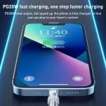 WK WDC-188 Qjie Series 100W USB-C/Type-C to USB-C/Type-C Fast Charge Data Cable, Length: 1m, USB-C/Type-C to USB-C/Type-C - Image 2