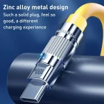 WK WDC-188 Qjie Series 100W USB-C/Type-C to USB-C/Type-C Fast Charge Data Cable, Length: 1m, USB-C/Type-C to USB-C/Type-C - Image 3