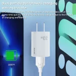 WK WP-U140 33W Power Series USB+USB-C/Type-C Fast Charger, Specifications: US Plug, 33W US Plug - Image 4