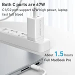 MOMAX UM30 PD 67W Fast Charger Power Adapter, UK Plug, UK Plug - Image 3