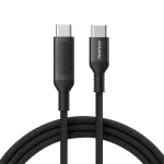 MOMAX DC22 1.2m USB-C / Type-C to USB-C / Type-C PD 100W Digital Display Braided Data Sync Charge Cable, DC22