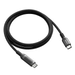 MOMAX DC22 1.2m USB-C / Type-C to USB-C / Type-C PD 100W Digital Display Braided Data Sync Charge Cable, DC22 - Image 3