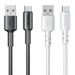 WEKOME WDC-01 Tidal Energy Series 3A USB to Micro USB PVC Data Cable, Length: 1m, USB to Micro USB - Image 2