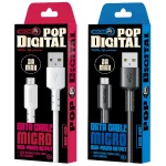 WEKOME WDC-01 Tidal Energy Series 3A USB to Micro USB PVC Data Cable, Length: 1m, USB to Micro USB - Image 3