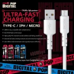 WEKOME WDC-01 Tidal Energy Series 3A USB to Micro USB PVC Data Cable, Length: 1m, USB to Micro USB - Image 4