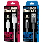 WEKOME WDC-01 Tidal Energy Series 6A USB to USB-C/Type-C PVC Data Cable, Length: 1m, USB to Type-C - Image 3