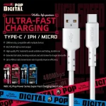 WEKOME WDC-01 Tidal Energy Series 6A USB to USB-C/Type-C PVC Data Cable, Length: 1m, USB to Type-C - Image 4