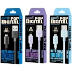 WEKOME WDC-03 Tidal Energy Series 3A USB to Micro USB Braided Data Cable, Length: 1m, USB to Micro USB - Image 3