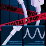 WEKOME WDC-03 Tidal Energy Series 3A USB to Micro USB Braided Data Cable, Length: 1m, USB to Micro USB - Image 8