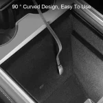 F244 60W USB-C/Type-C to USB-C/Type-C Elbow Fast Charging Data Cable, Length: 1.2m - Image 3