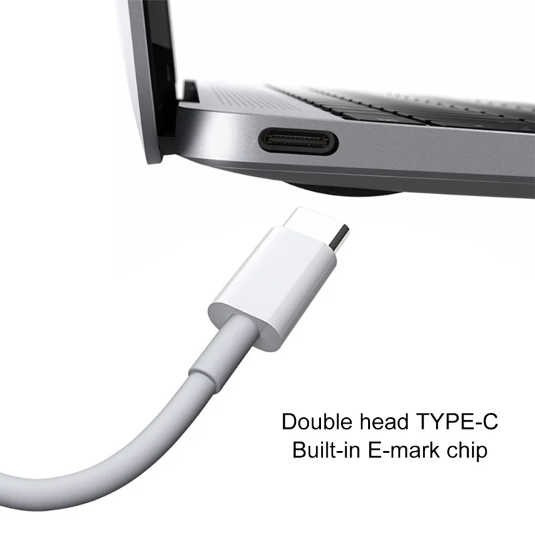 SAS8342W_4.webp PD 5A USB-C / Type-C Male to USB-C / Type-C Male Fast Charging Cable, Cable Length: 2m, 2m - Image 5