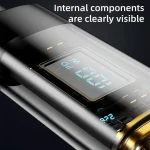 Mutural Li-CC006 1.2m 100W Transparent Digital Display USB-C / Type-C to Type-C Charging Data Cable - Image 4