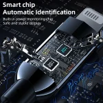 Mutural Li-CC002 1.2m 100W Digital Display USB-C / Type-C to Type-C Charging Data Cable - Image 5