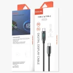 Mutural Li-CC002 1.2m 100W Digital Display USB-C / Type-C to Type-C Charging Data Cable - Image 8