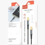 Mutural Li-CC009 1.2m 100W Transparent USB-C / Type-C to Type-C Charging Data Cable - Image 6