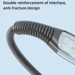 Mutural Li-CC011 1.2m 66W Transparent USB to Type-C Charging Data Cable - Image 3