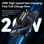 Yesido YC57C PD 20W USB-C / Type-C Single Port Quick Charger with Type-C to Type-C Cable, EU Plug, with Type-C to Type-C Cable - Image 3