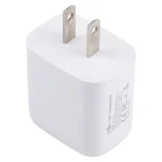 LZ-215A+C 20W QC 3.0 USB + PD 3.0 USB-C / Type-C Fast Charging Travel Charger, US Plug - Image 4