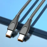 ADC-009 USB-C / Type-C to USB-C / Type-C Zinc Alloy Hose Fast Charging Data Cable, Cable Length: 1m, USB-C / Type-C to USB-C / Type-C - Image 7