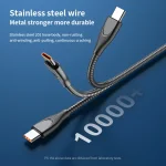 ADC-009 USB-C / Type-C to USB-C / Type-C Zinc Alloy Hose Fast Charging Data Cable, Cable Length: 1m, USB-C / Type-C to USB-C / Type-C - Image 4