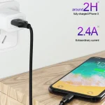 WK WDC-092 3m 2.4A Max Output Full Speed Pro Series USB to Micro USB Data Sync Charging Cable, 3m Micro USB - Image 6