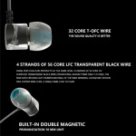 QKZ DM7 High-quality In-ear All-metal Sports Music Headphones, Microphone Version - Image 6